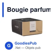 Bougie parfumée personnalisable Wooosh Flame avec logo - Miniature 3