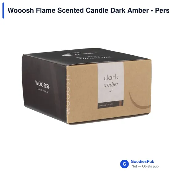 Bougie parfumée personnalisable Wooosh Flame avec logo - Image 3