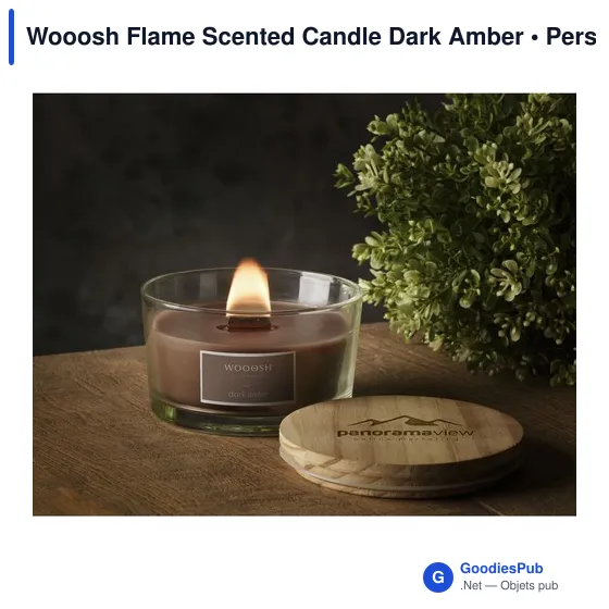 Bougie parfumée personnalisable Wooosh Flame avec logo - Image 5