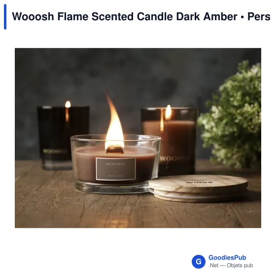 Bougie parfumée personnalisable Wooosh Flame avec logo - Image 6