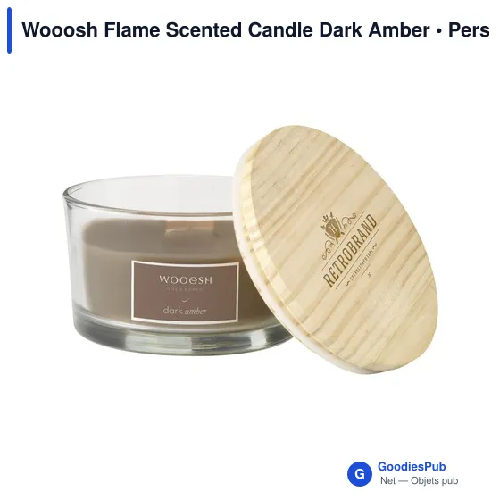 Bougie parfumée personnalisable Wooosh Flame avec logo - Image 7