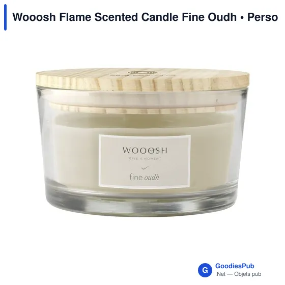 Bougie parfumée personnalisable Wooosh avec logo - Fine Oudh - Image 8