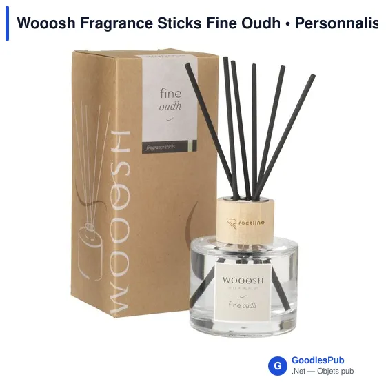 Flacon de parfum d'intérieur personnalisable avec logo - Wooosh Fragrance Sticks - Image 1