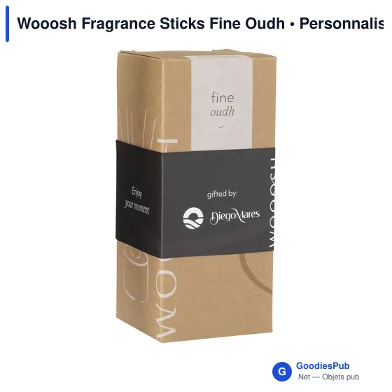Flacon de parfum d'intérieur personnalisable avec logo - Wooosh Fragrance Sticks - Image 2