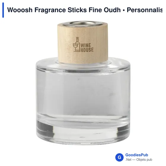 Flacon de parfum d'intérieur personnalisable avec logo - Wooosh Fragrance Sticks - Image 3