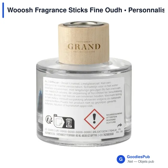 Flacon de parfum d'intérieur personnalisable avec logo - Wooosh Fragrance Sticks - Image 4