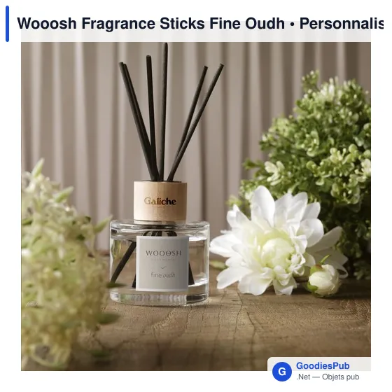 Flacon de parfum d'intérieur personnalisable avec logo - Wooosh Fragrance Sticks - Image 5