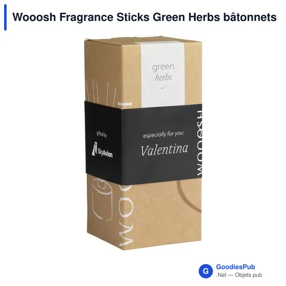 Bâtonnets de parfum personnalisables Wooosh Fragrance Sticks avec logo - Image 2