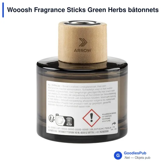 Bâtonnets de parfum personnalisables Wooosh Fragrance Sticks avec logo - Image 4