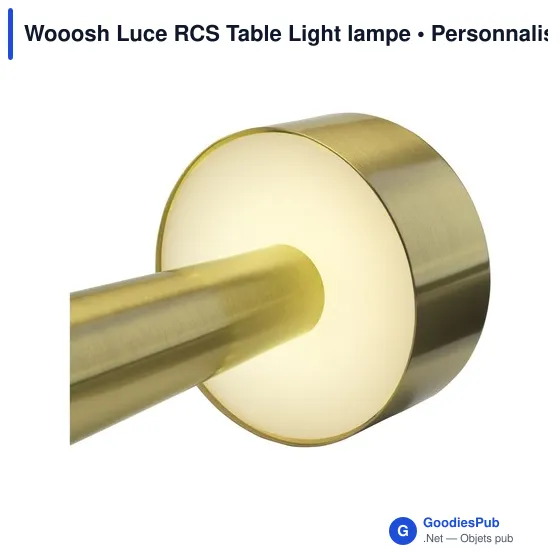 Lampe d'ambiance personnalisable Wooosh Luce RCS avec logo - Image 11