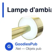 Lampe d'ambiance personnalisable Wooosh Luce RCS avec logo - Miniature 12