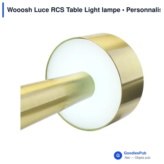 Lampe d'ambiance personnalisable Wooosh Luce RCS avec logo - Image 12