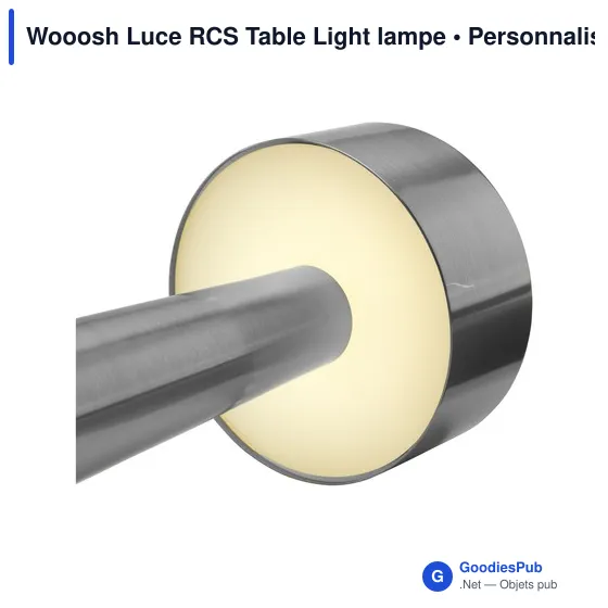 Lampe d'ambiance personnalisable Wooosh Luce RCS avec logo - Image 3