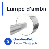 Lampe d'ambiance personnalisable Wooosh Luce RCS avec logo - Miniature 5
