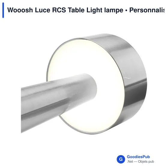Lampe d'ambiance personnalisable Wooosh Luce RCS avec logo - Image 5