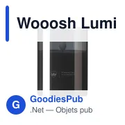 Bougie LED personnalisable avec logo - Wooosh Luminosa - Miniature 1