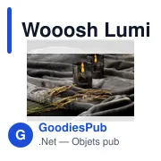 Bougie LED personnalisable avec logo - Wooosh Luminosa - Miniature 4