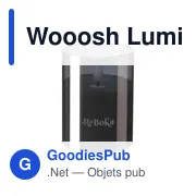 Bougie LED personnalisable avec logo - Wooosh Luminosa - Miniature 6