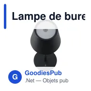 Lampe de bureau personnalisable Wooosh Lumira Touch Light avec logo - Miniature 2