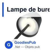 Lampe de bureau personnalisable Wooosh Lumira Touch Light avec logo - Miniature 9