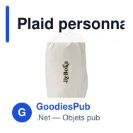 Plaid personnalisable en polyester recyclé avec logo - Wooosh Melrose GRS - Miniature 4