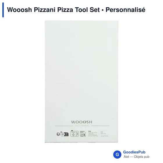 Ustensile de cuisine personnalisable : Set à pizza avec logo - Image 5