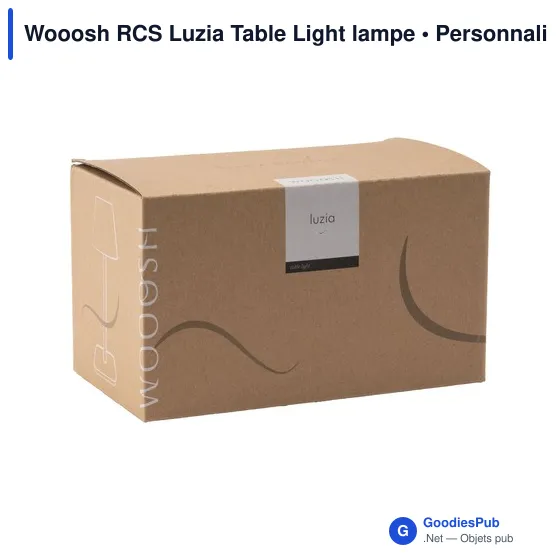 Lampe de table personnalisable Wooosh RCS Luzia avec logo - Image 7