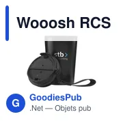 Mug isotherme personnalisable Wooosh RCS Varga 400 ml avec logo - Miniature 3