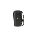 Variante noir - Mug isotherme personnalisable Wooosh RCS Varga 400 ml avec logo