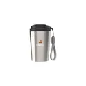 Variante argenté - Mug isotherme personnalisable Wooosh RCS Varga 400 ml avec logo