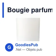 Bougie parfumée personnalisable Wooosh Scented Candle Classic Jasmineavec logo - Miniature 2