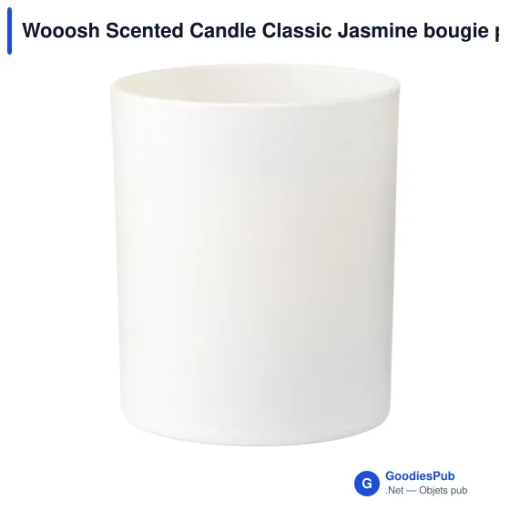 Bougie parfumée personnalisable Wooosh Scented Candle Classic Jasmineavec logo - Image 2