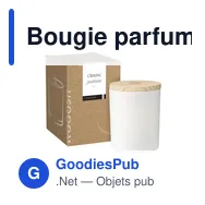 Bougie parfumée personnalisable Wooosh Scented Candle Classic Jasmineavec logo - Miniature 3