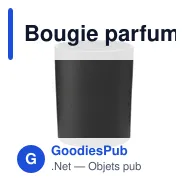 Bougie parfumée personnalisable Wooosh Scented Candle Classic Jasmineavec logo - Miniature 6