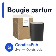 Bougie parfumée personnalisable Wooosh Scented Candle Classic Jasmineavec logo - Miniature 7