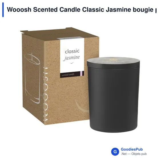 Bougie parfumée personnalisable Wooosh Scented Candle Classic Jasmineavec logo - Image 7