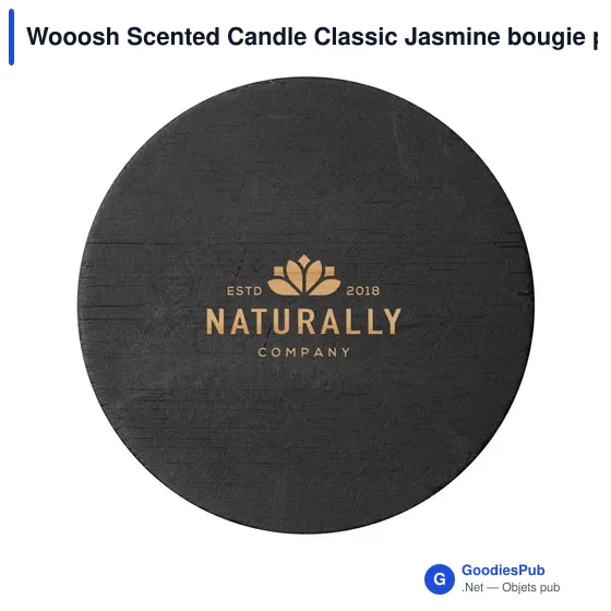 Bougie parfumée personnalisable Wooosh Scented Candle Classic Jasmineavec logo - Image 8