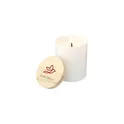 Variante blanc - Bougie parfumée personnalisable Wooosh Scented Candle Classic Jasmineavec logo