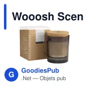 Wooosh Scented Candle Green Herbs bougie parfumée - Miniature 1