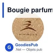 Bougie parfumée personnalisable Wooosh Scented Candle Hidden Figavec logo - Miniature 3