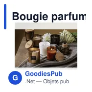 Bougie parfumée personnalisable Wooosh Scented Candle Hidden Figavec logo - Miniature 4
