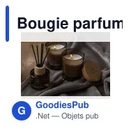 Bougie parfumée personnalisable Wooosh Scented Candle Hidden Figavec logo - Miniature 5