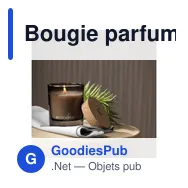 Bougie parfumée personnalisable Wooosh Scented Candle Hidden Figavec logo - Miniature 6