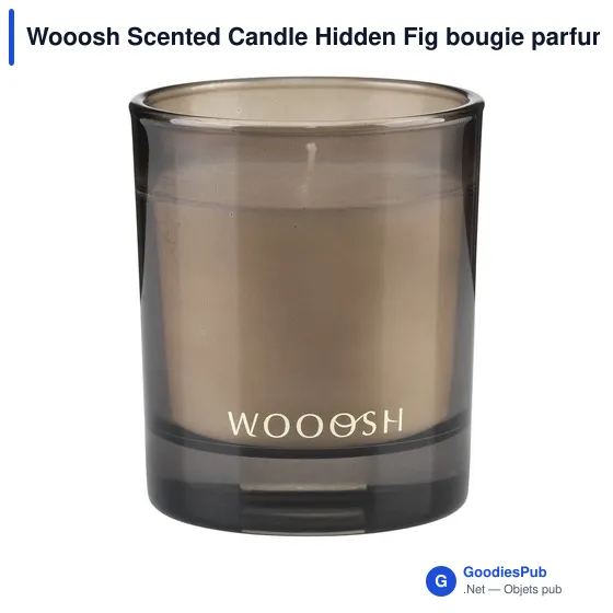 Bougie parfumée personnalisable Wooosh Scented Candle Hidden Figavec logo - Image 10