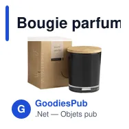 Bougie parfumée personnalisable Wooosh avec logo - Sweet Vanilla - Miniature 2