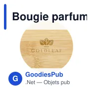 Bougie parfumée personnalisable Wooosh avec logo - Sweet Vanilla - Miniature 12