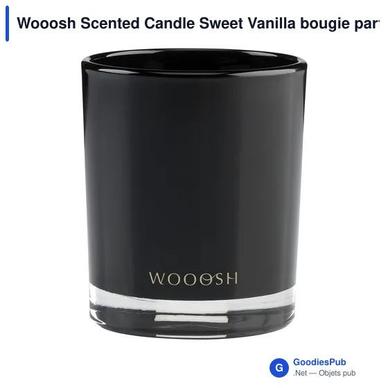 Bougie parfumée personnalisable Wooosh avec logo - Sweet Vanilla - Image 9