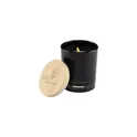 Variante noir - Bougie parfumée personnalisable Wooosh avec logo - Sweet Vanilla