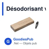 Désodorisant voiture personnalisable avec logo - Wooosh Senang - Miniature 3
