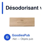Désodorisant voiture personnalisable avec logo - Wooosh Senang - Miniature 4